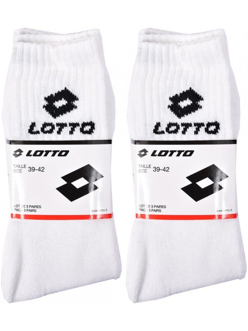 Calcetines Hombre LOTTO TENNIS - Pack de 6 - Kiabi