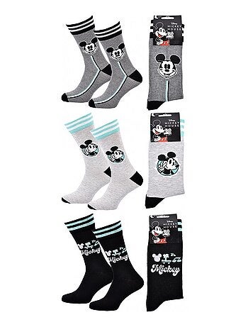 Calcetines Hombre MICKEY - Pack de 3