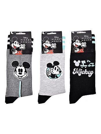 Calcetines Hombre MICKEY - Pack de 3