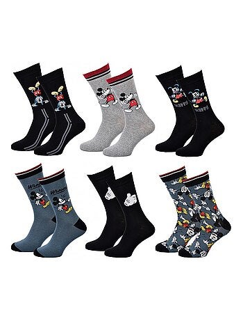 Calcetines Hombre MICKEY - Pack de 6