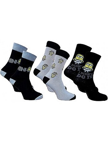 Calcetines hombre Moi, Moche et Méchant algodón - Pack de 10