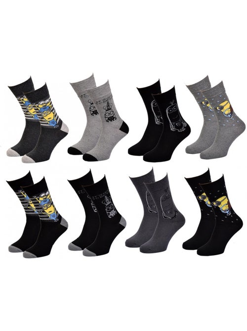 Calcetines hombre Moi, Moche et Méchant algodón - Pack de 10 - Kiabi Calcetines hombre Moi, Moche et Méchant algodón - Pack de 10 - Kiabi