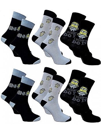 Calcetines hombre Moi, Moche et Méchant algodón - Pack de 20