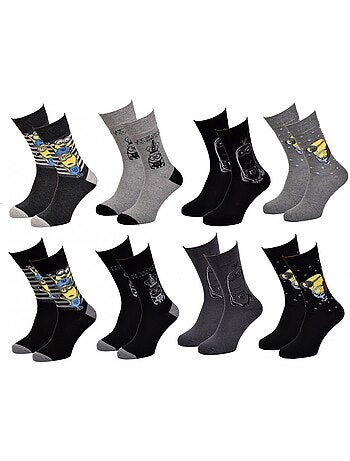 Calcetines hombre Moi, Moche et Méchant algodón - Pack de 20