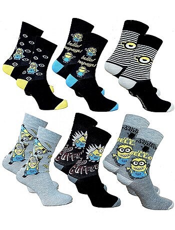 Calcetines hombre Moi, Moche et Méchant algodón - Pack de 3