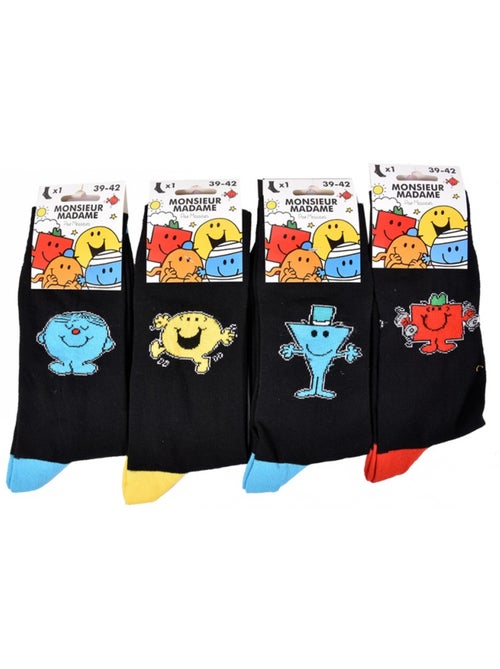 Calcetines hombre MONSIEUR MADAME en algodón - Surtido modelos fotos según llegadas - Pack de 12 - Kiabi