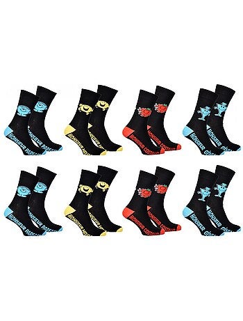 Calcetines hombre MONSIEUR MADAME en algodón - Surtido modelos según llegadas - Pack de 6