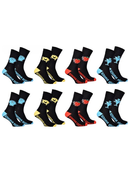 Calcetines hombre MONSIEUR MADAME en algodón - Surtido modelos según llegadas - Pack de 6 - Kiabi