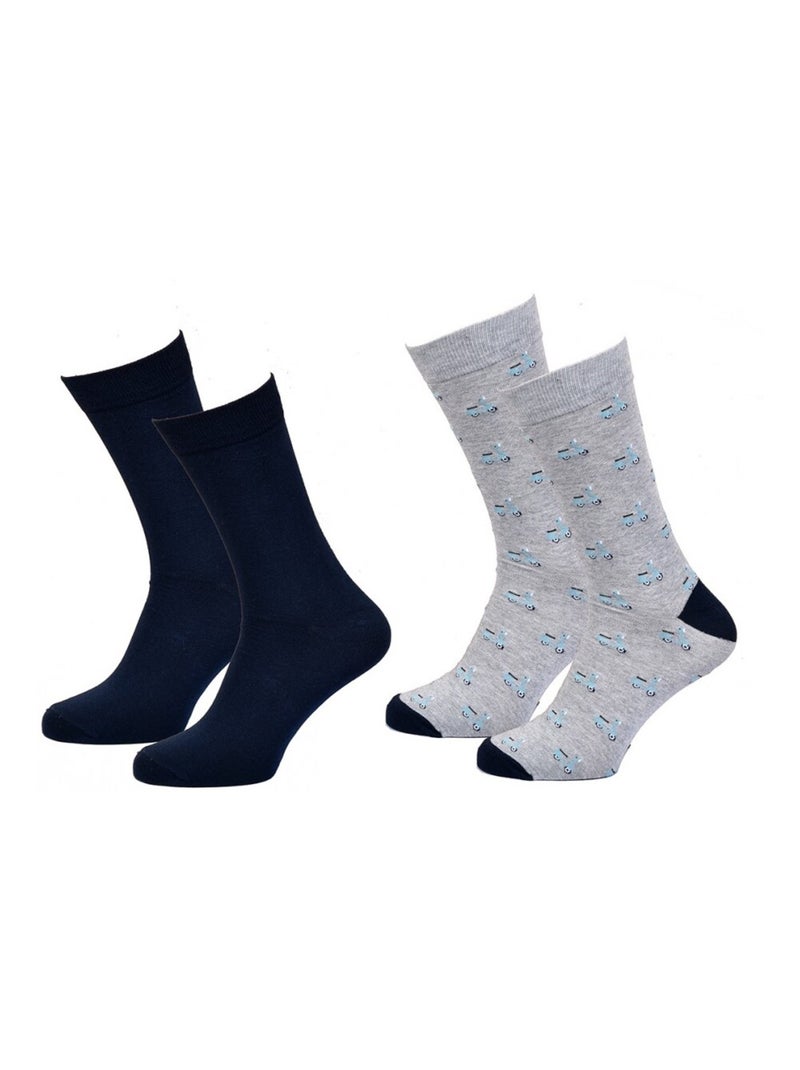 Calcetines Hombre NO PUBLIK - Pack de 8 Multicolor - Kiabi