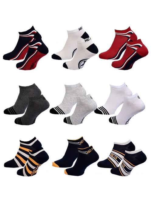 Calcetines Hombre NO PUBLIK - Pack de 9 - Kiabi