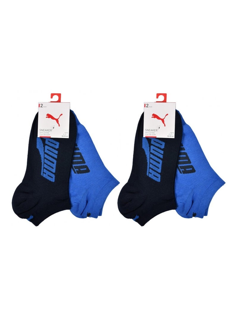 Calcetines Hombre PUMA SNEAKER - Pack de 4 Azul Azul marino - Kiabi