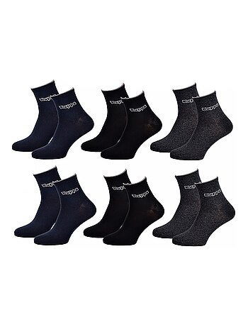 Calcetines Hombre QUARTER KAPPA - Pack de 6