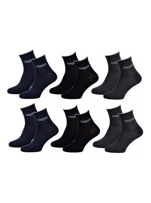 Calcetines Hombre QUARTER KAPPA - Pack de 6 - Kiabi