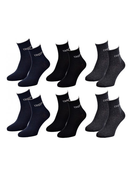 Calcetines Hombre QUARTER KAPPA - Pack de 6 - Kiabi