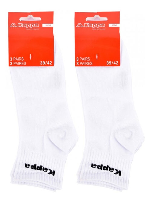 Calcetines Hombre QUARTER KAPPA - Pack de 6 - Kiabi Calcetines Hombre QUARTER KAPPA - Pack de 6 - Kiabi