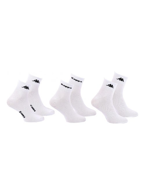 Calcetines Hombre QUARTER KAPPA - Pack de 6 - Kiabi Calcetines Hombre QUARTER KAPPA - Pack de 6 - Kiabi