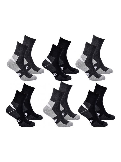 Calcetines Hombre QUARTER KAPPA - Pack de 6 - Kiabi
