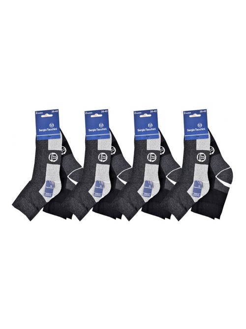 Calcetines Hombre QUARTER SERGIO TACCHINI Pack de 8 - Kiabi