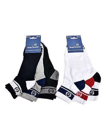 Calcetines hombre Sergio Tacchini Quarter - Pack de 12