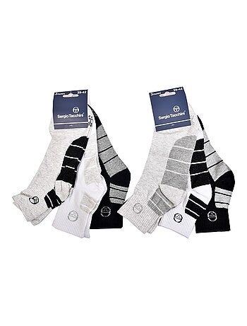 Calcetines hombre Sergio Tacchini Quarter - Pack de 12