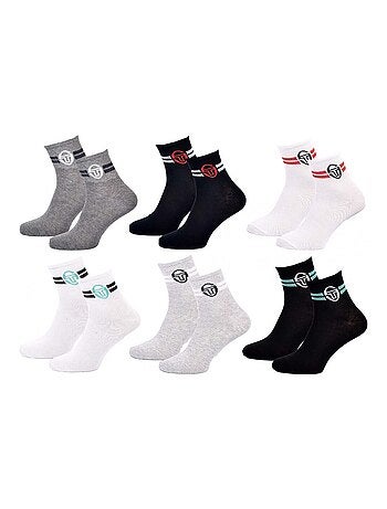 Calcetines hombre Sergio Tacchini quarter - Pack de 6