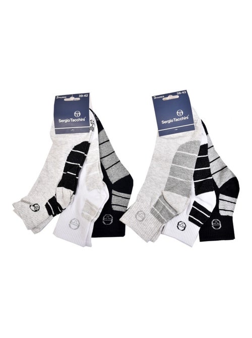 Calcetines Hombre SERGIO TACCHINI Socquettes QUARTER - Pack de 12 - Kiabi