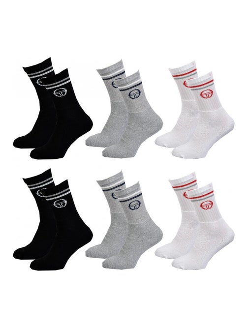 Calcetines Hombre SERGIO TACCHINI Tenis - Pack de 6 - Kiabi