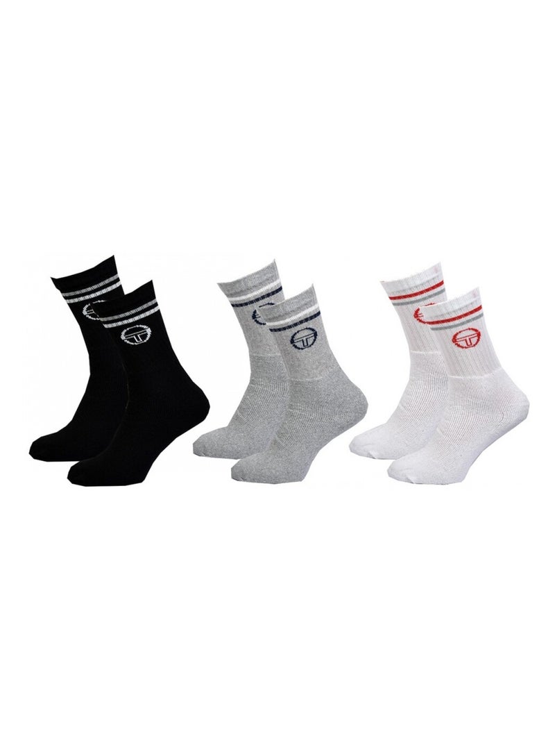 Calcetines Hombre SERGIO TACCHINI Tenis - Pack de 6 Dorado/Oro - Kiabi