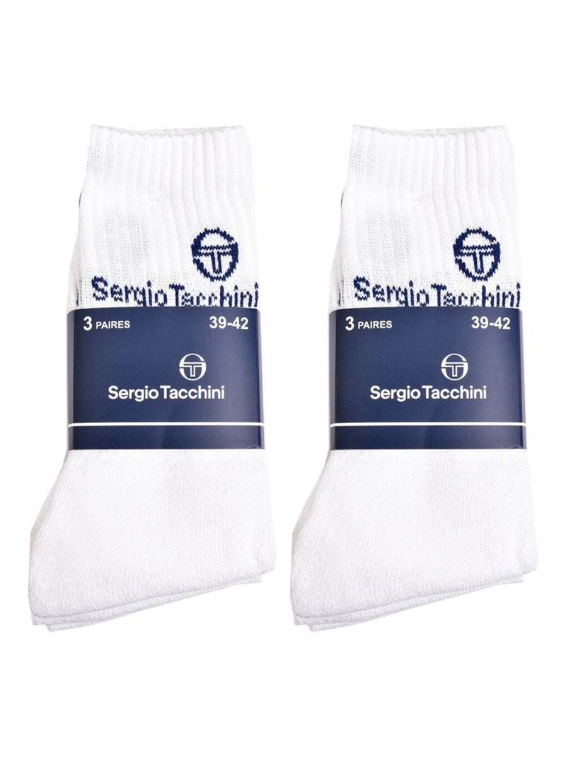 Calcetines Hombre SERGIO TACCHINI Tenis - Pack de 6 Multicolor - Kiabi