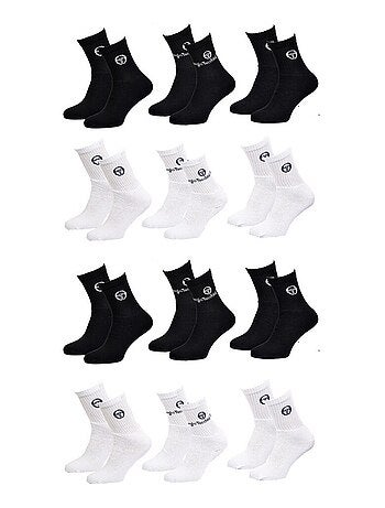 Calcetines hombre Sergio Tacchini Tennis - Pack de 12