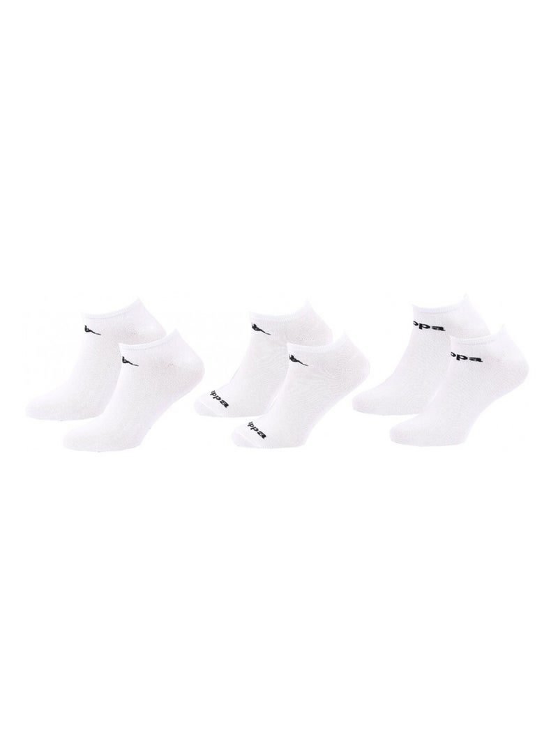 Calcetines Hombre SNEAKER KAPPA - Pack de 9 Blanco - Kiabi