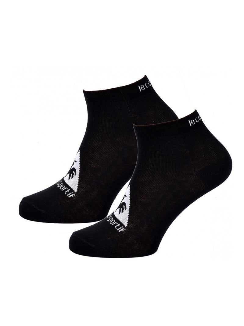 Calcetines Hombre SNEAKER LE COQ SPORTIF - Pack de 12 Blanco Negro - Kiabi