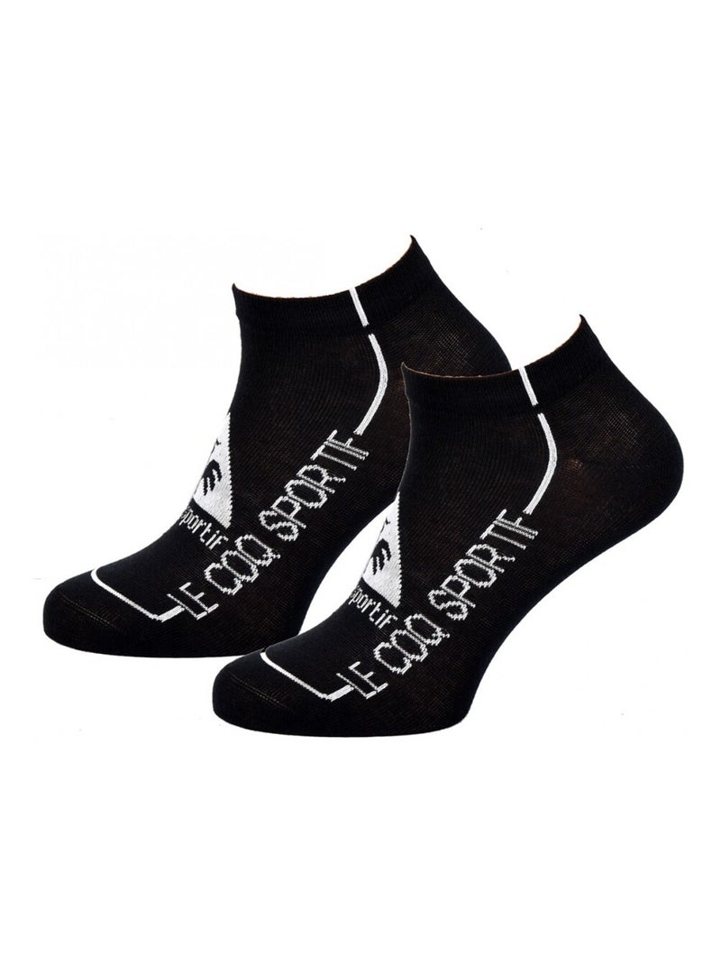 Calcetines Hombre SNEAKER LE COQ SPORTIF - Pack de 12 Negro Blanco Blanco - Kiabi