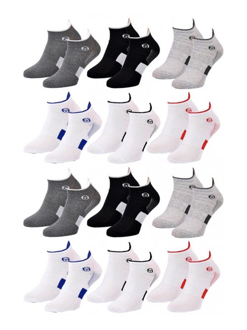 Calcetines Hombre SNEAKER SERGIO TACCHINI - Pack de 12 - Kiabi