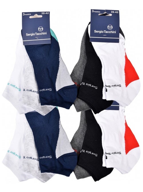 Calcetines Hombre SNEAKER SERGIO TACCHINI - Pack de 12 - Kiabi Calcetines Hombre SNEAKER SERGIO TACCHINI - Pack de 12 - Kiabi