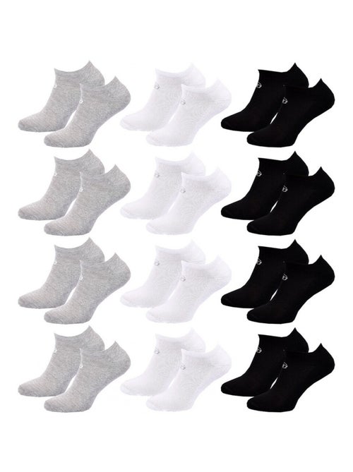 Calcetines Hombre SNEAKER SERGIO TACCHINI - Pack de 12 - Kiabi Calcetines Hombre SNEAKER SERGIO TACCHINI - Pack de 12 - Kiabi