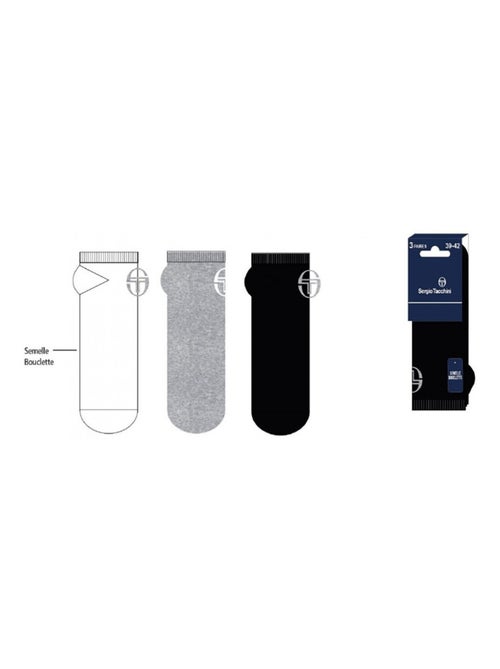 Calcetines Hombre SNEAKER SERGIO TACCHINI - Pack de 12 - Kiabi Calcetines Hombre SNEAKER SERGIO TACCHINI - Pack de 12 - Kiabi