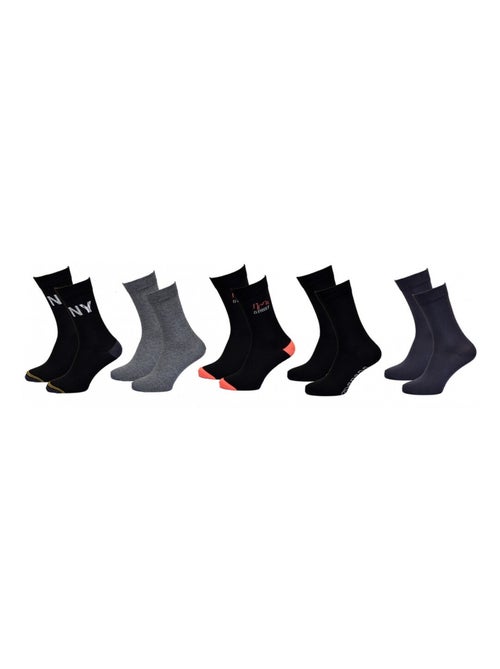 Calcetines Hombre TWINDAY - Pack de 5 - Kiabi