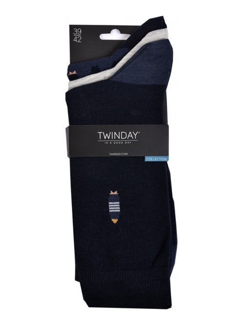 Calcetines Hombre TWINDAY - Pack de 6 - Kiabi