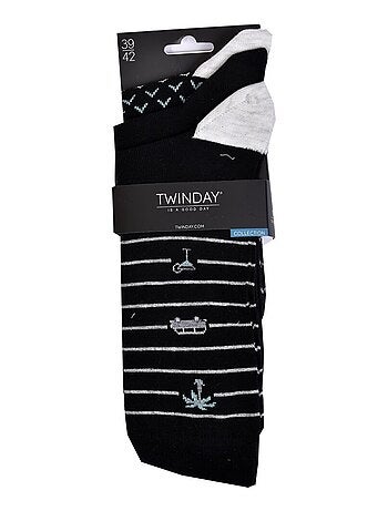 Calcetines Hombre TWINDAY - Pack de 6
