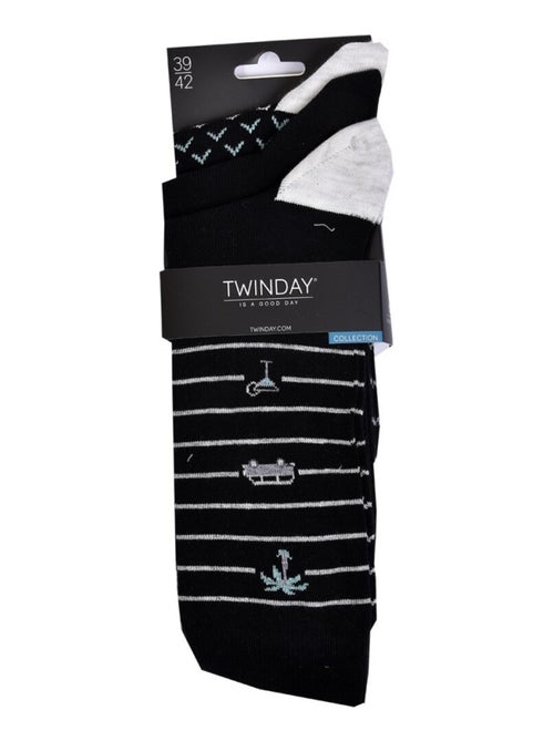 Calcetines Hombre TWINDAY - Pack de 6 - Kiabi