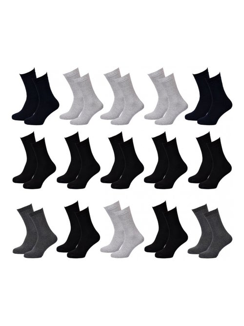 Calcetines Hombre TWINDAY SPORT - Surtido modelos foto según llegadas - Pack de 15 - Kiabi