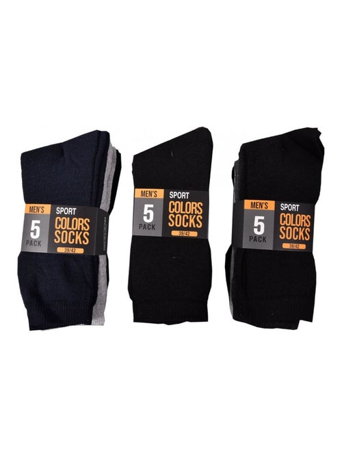 Calcetines Hombre TWINDAY SPORT - Surtido modelos foto según llegadas - Pack de 15 - Kiabi