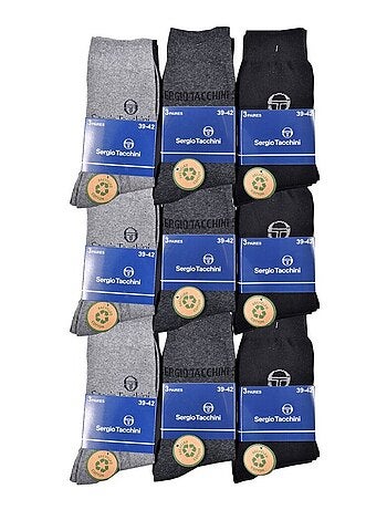 Calcetines Hombre VILLE SERGIO TACCHINI - Pack de 18