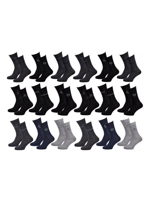 Calcetines Hombre VILLE SERGIO TACCHINI - Pack de 18 - Kiabi