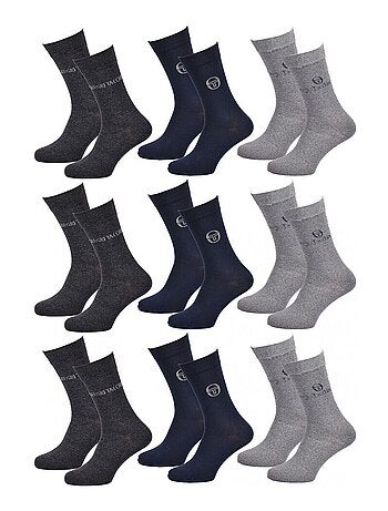 Calcetines Hombre VILLE SERGIO TACCHINI - Pack de 9