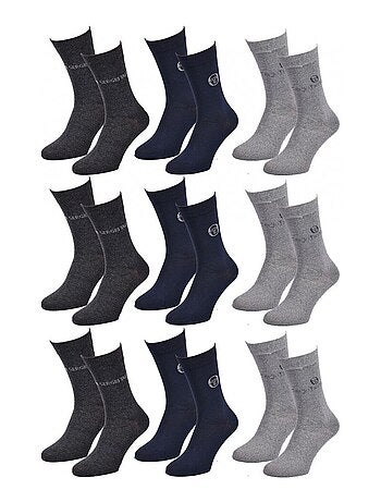 Calcetines Hombre VILLE SERGIO TACCHINI - Pack de 9