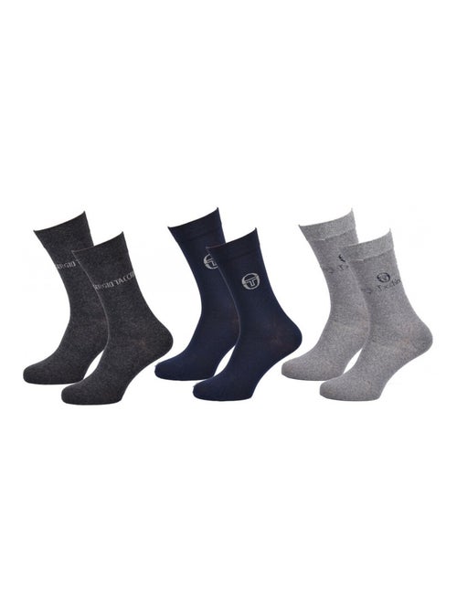 Calcetines Hombre VILLE SERGIO TACCHINI - Pack de 9 - Kiabi