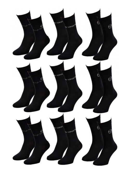 Calcetines Hombre VILLE SERGIO TACCHINI - Pack de 9 - Kiabi
