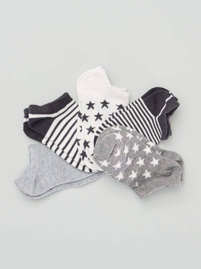 Calcetines invisibles  - Pack de 5 AMARILLO - Kiabi